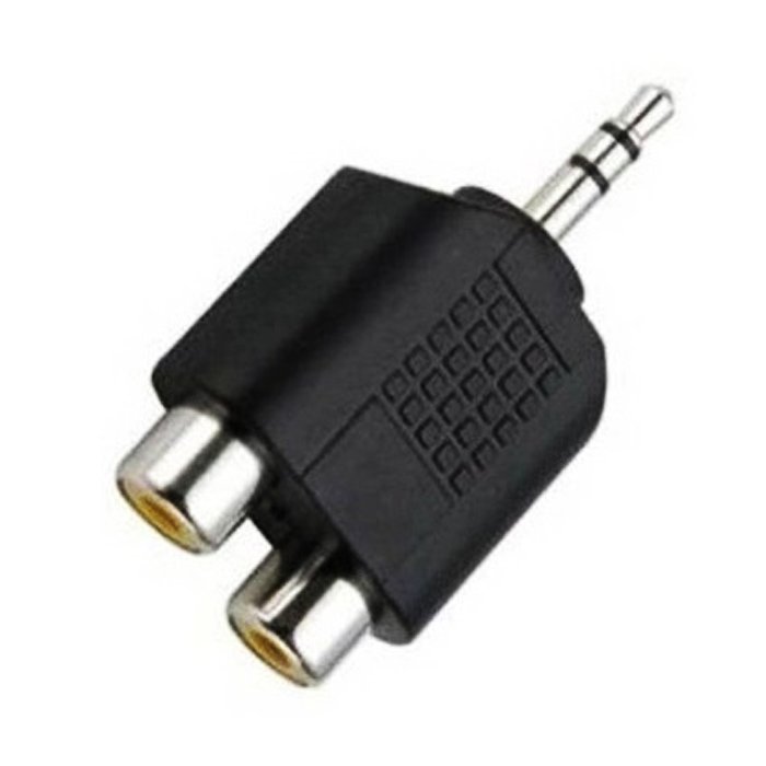 Adaptador P2 para 2 RCA Fêmea, Conexão Áudio para TV, Som, Computador, Home Theater, Fones em Oferta na Shopee