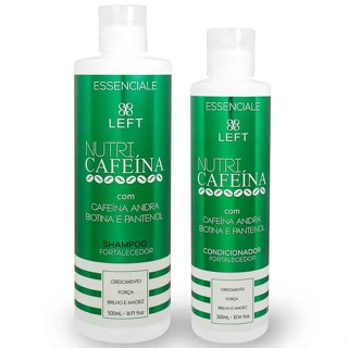 Shampoo e Condicionador Fortalecedor Nutri Cafeína Essenciale Mini Pack Left em Oferta na Shopee