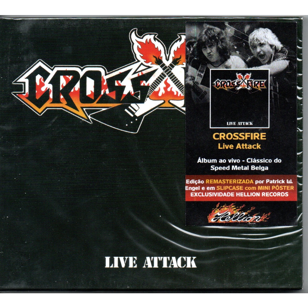 Cd Crossfire - Live Attack Slipcase+poster Nacional (2022)
