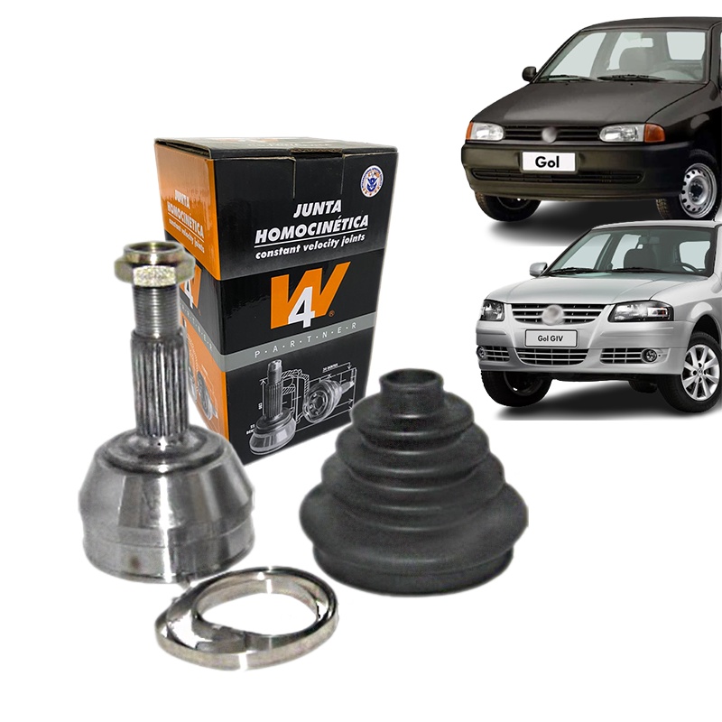 Junta Homocinética Vw Gol 1.0 8/16v G2 G3 G4 1997 Até 2008, Parati 1.0 16v 1997 Até 2007 377498099n