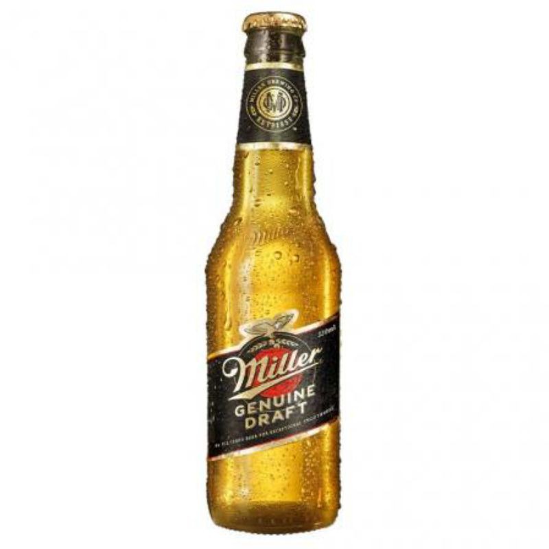 Bebida Cerveja Miller Genuine Draft Garrafa 330ml | Shopee Brasil