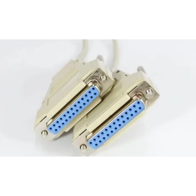 Cabo Multidata Db25 Femea Para Db25 Femea Plastico 5,00m Serial DB