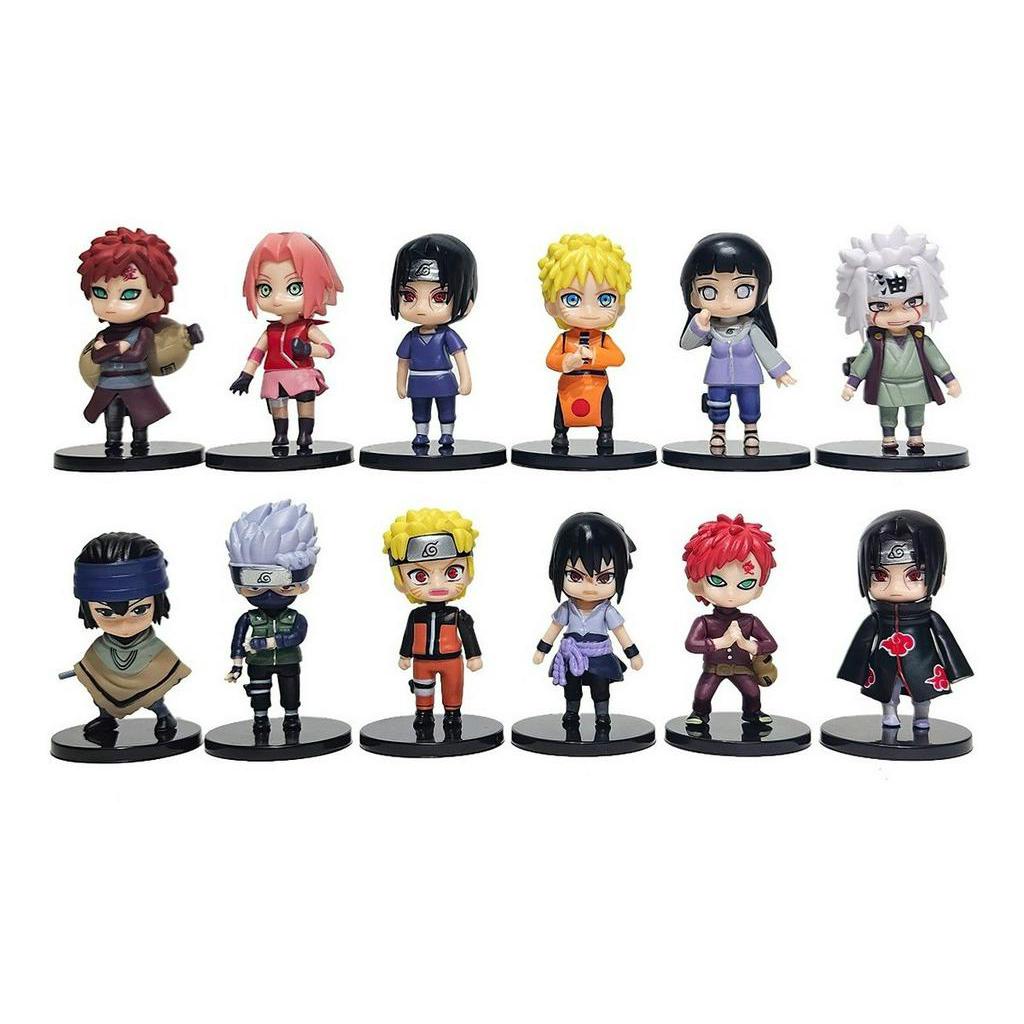 Boneco do Naruto Articulado Colecionáveis tamanho 7cm Mini action