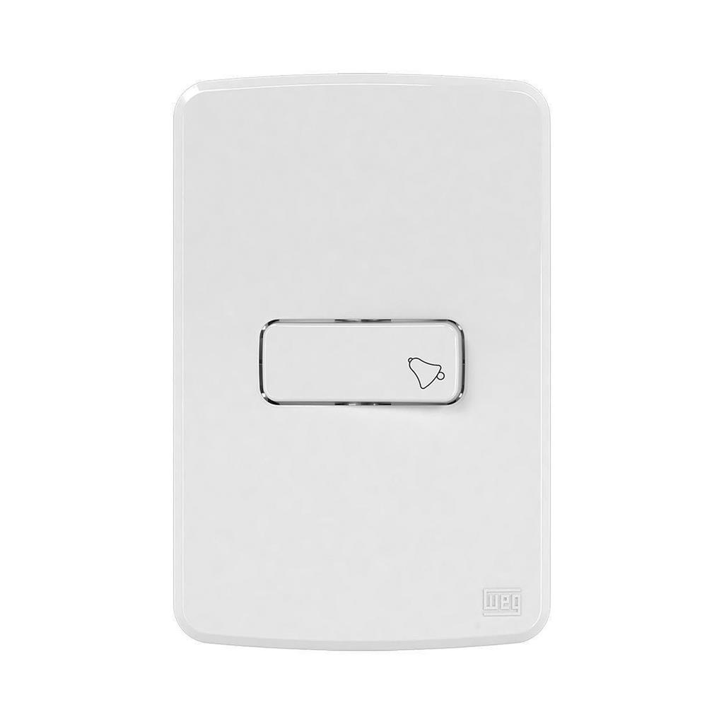 Campainha Interruptor Pulsador 10A 250V 4X2 Branco Compose - Home & Living