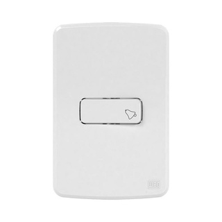 Campainha Interruptor Pulsador 10A 250V 4X2 Branco Compose em Oferta na Shopee