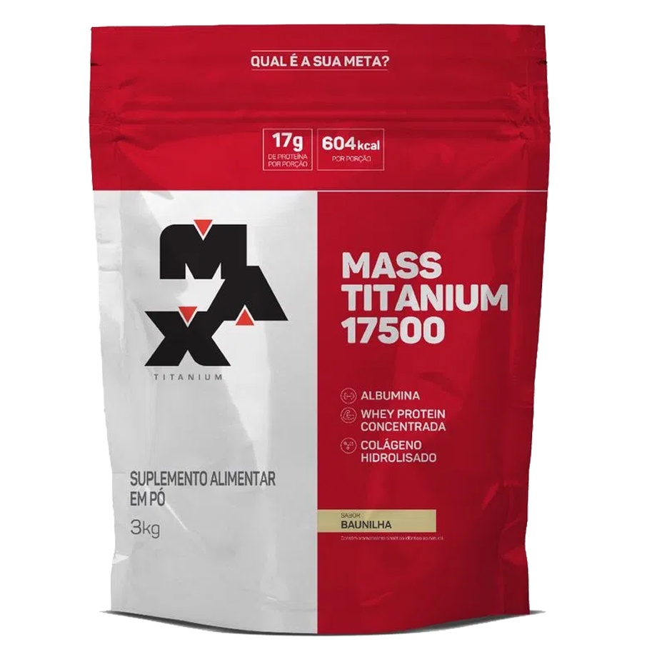 Massa Hipercalórica Refil 3Kg - Max Titanium