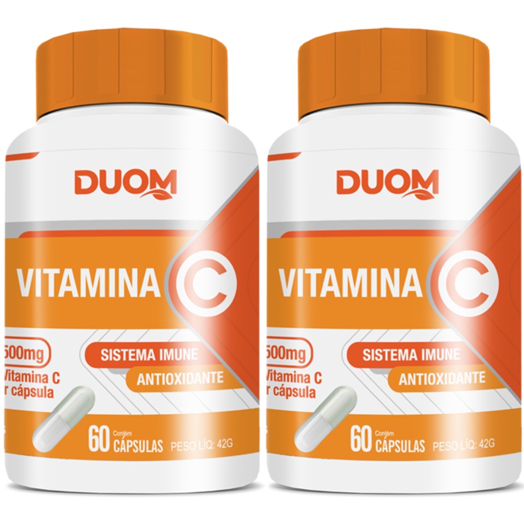 KIT 2 VITAMINA C CONCENTRADA 500MG TOTAL 120 CÁPSULAS - MALTTA NUTRITION