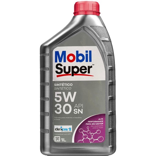 Mobil 5w30 Super Xe3 Sintetico Api Sn Acea C3-16 / C2-16