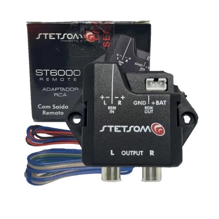 Adaptador Conversor Rca Stetsom St6000 Remote Com Saida Remoto  / 354 em Oferta na Shopee