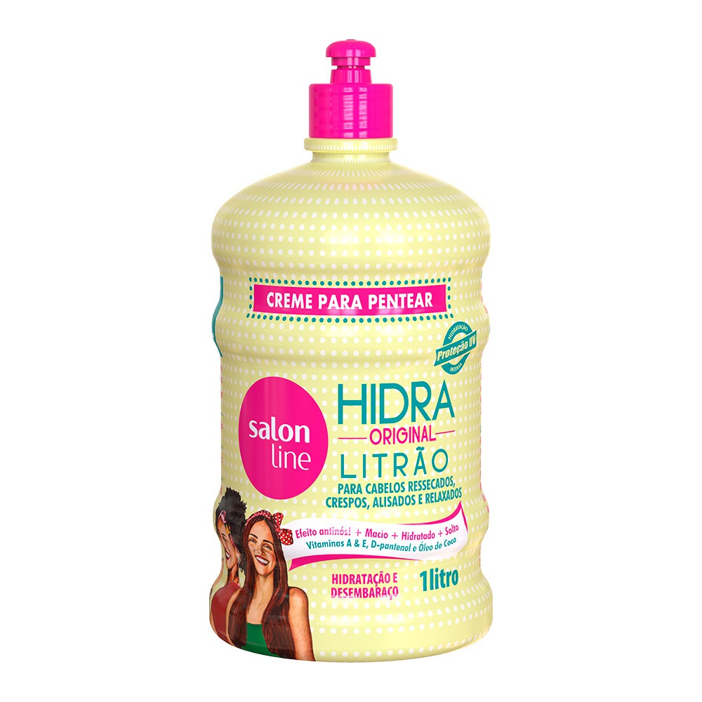 Creme De Pentear Salon Line Hidra Litrao Original 1 Litro Shopee Brasil