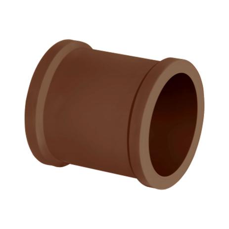 Conexão Luva Marrom 3/4 Soldavel Para Tubo PVC 25mm Plastilit