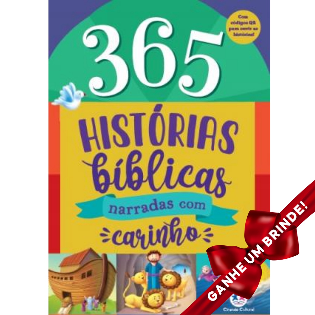 Livro Bíblico Infantil 365 Histórias Bíblicas Narradas Com Carinho Crianças Ciranda Cultural