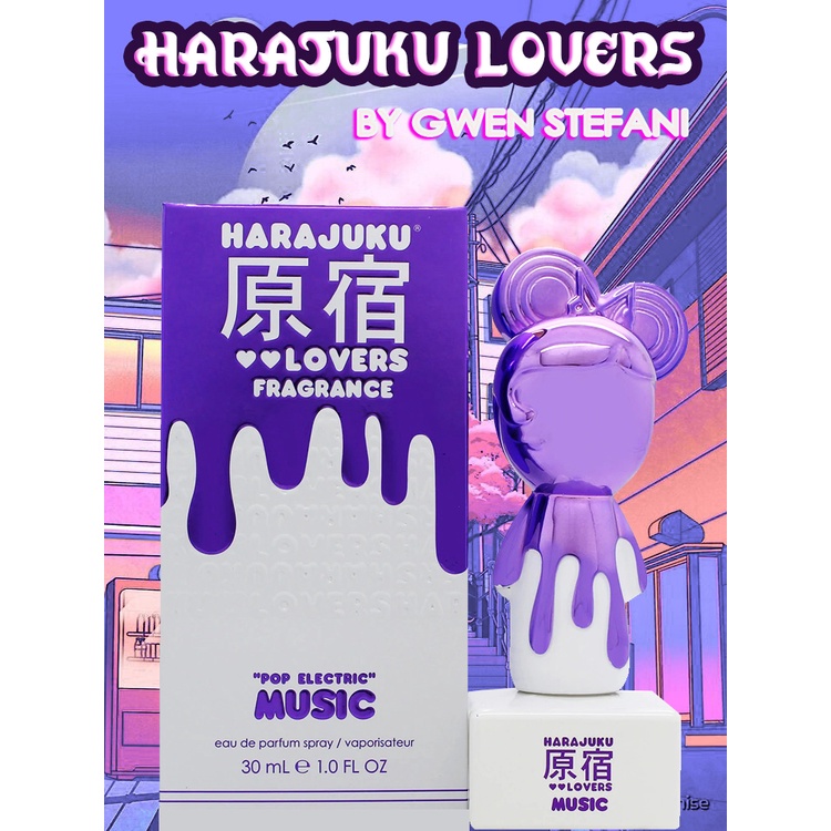 Harajuku Lovers Pop Electric Love Perfume For Women By Gwen Stefani At ...