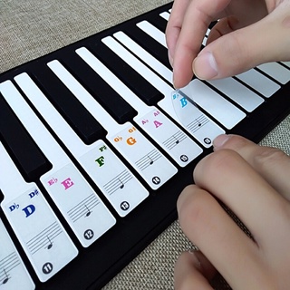 Adesivos Para Piano E Teclado 49 61 76 88 Transparente Adesivo Removível