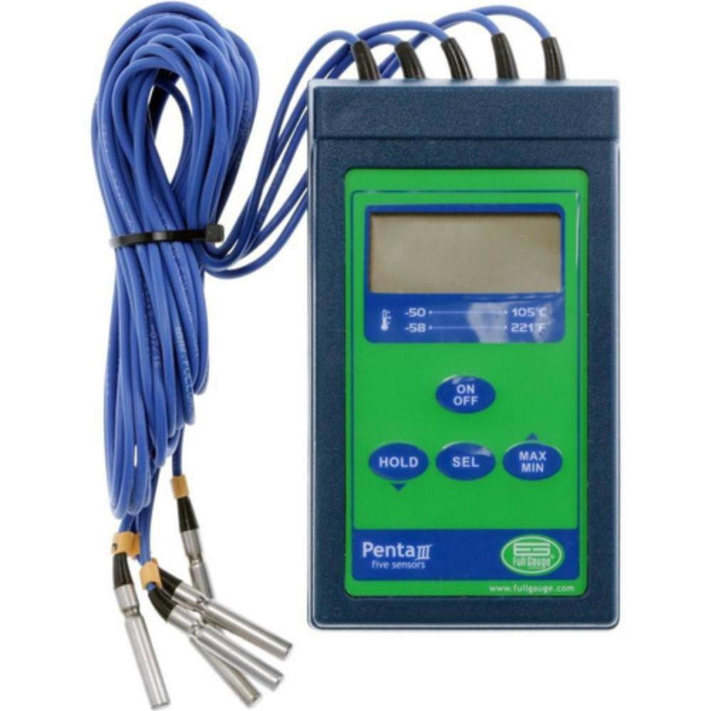 Termômetro Digital Penta C/ 5 Sensores Full Gauge 02825