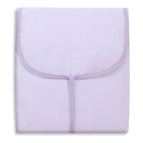 Trocador De Bebê Portátil Com Bolsos 100% ALG Realeza Lilás