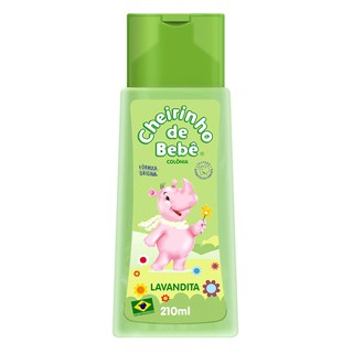 Colonia Cheirinho De Bebe Azul 210ml Shopee Brasil