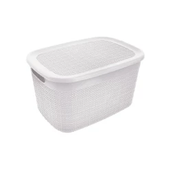 Cesto Organizador Europa Juta 10,8L Organização Decorativa Casa Organizada Prático e Funcional