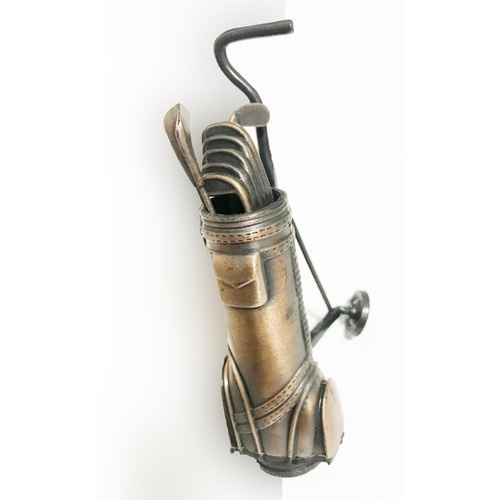 Apontador De Metal - Modelo Mala De Golf Bag Com Tacos