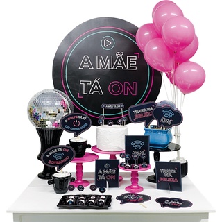 Kit Festa Decoracao So Um Bolinho A Mae Ta On Aniversario