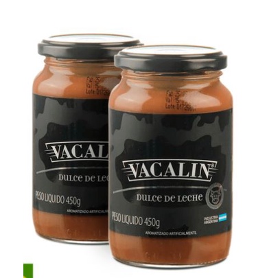 Doce de Leite Argentino Vacalin 450g - 2 Unidades