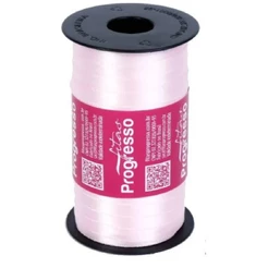 Fita de Cetim Progresso 7mm nº1 - 100m 206 Rosa Claro - 1un