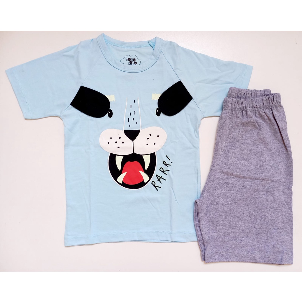Conjunto Tam 6 - Pijama com Estampa que Brilha no Escuro Infantil Masculino
