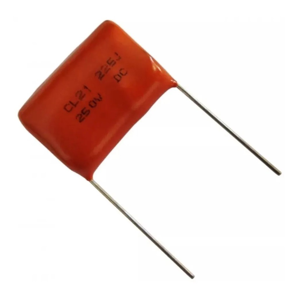 Capacitores P/ Super Tweeter Poliéster 2.2uf X 25 Para Super Tweeter St 304 ST 302x ST400 ST 450