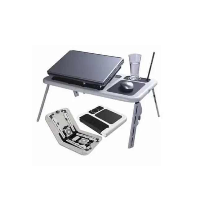 Suporte Mesa Notebook C/ 2 Cooler Ajustável Touch Mouse