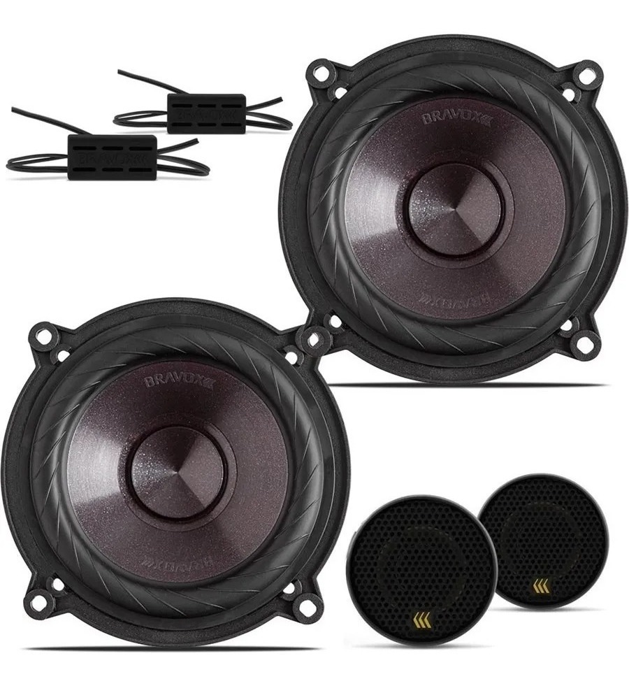 Alto Falante Bravox Cs50 P 5 Polegadas 240w 2 Vias em Oferta na Shopee