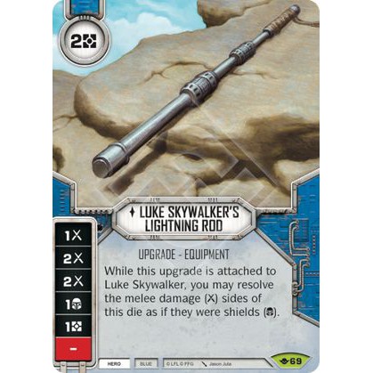CF 69 - Bastão de Reios de Luke Skywalker - Star Wars Destiny