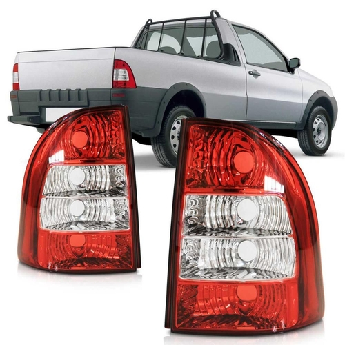 Par Lanterna Fiat Strada Fire 2004 2005 2006 2007 2008 2009 2010 2011 2012