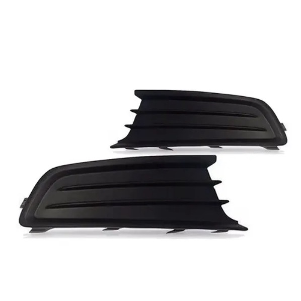 Par Grade Parachoque Moldura Gol G6 2012/ Preto Sem Furo Para Milha
