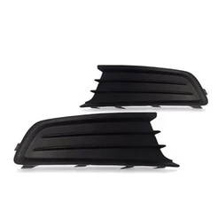 Par Grade Parachoque Moldura Gol G6 2012/ Preto Sem Furo Para Milha