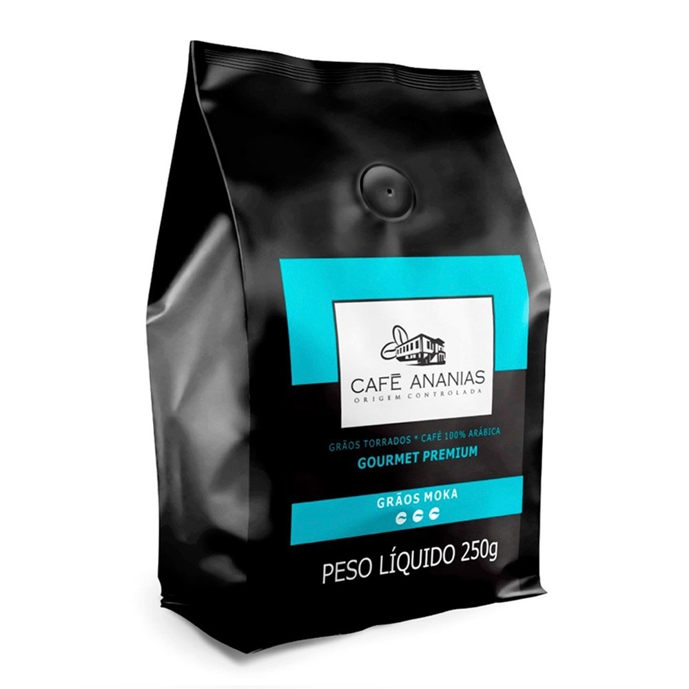 Café em grãos Ananias Gourmet Premium (Moka) 250g