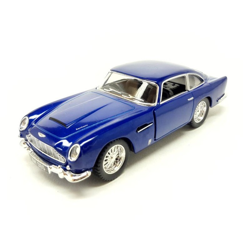 Miniatura Carro Antigo Aston Martin DB5 Escala 1/38 Metal e Fricção Coleção
