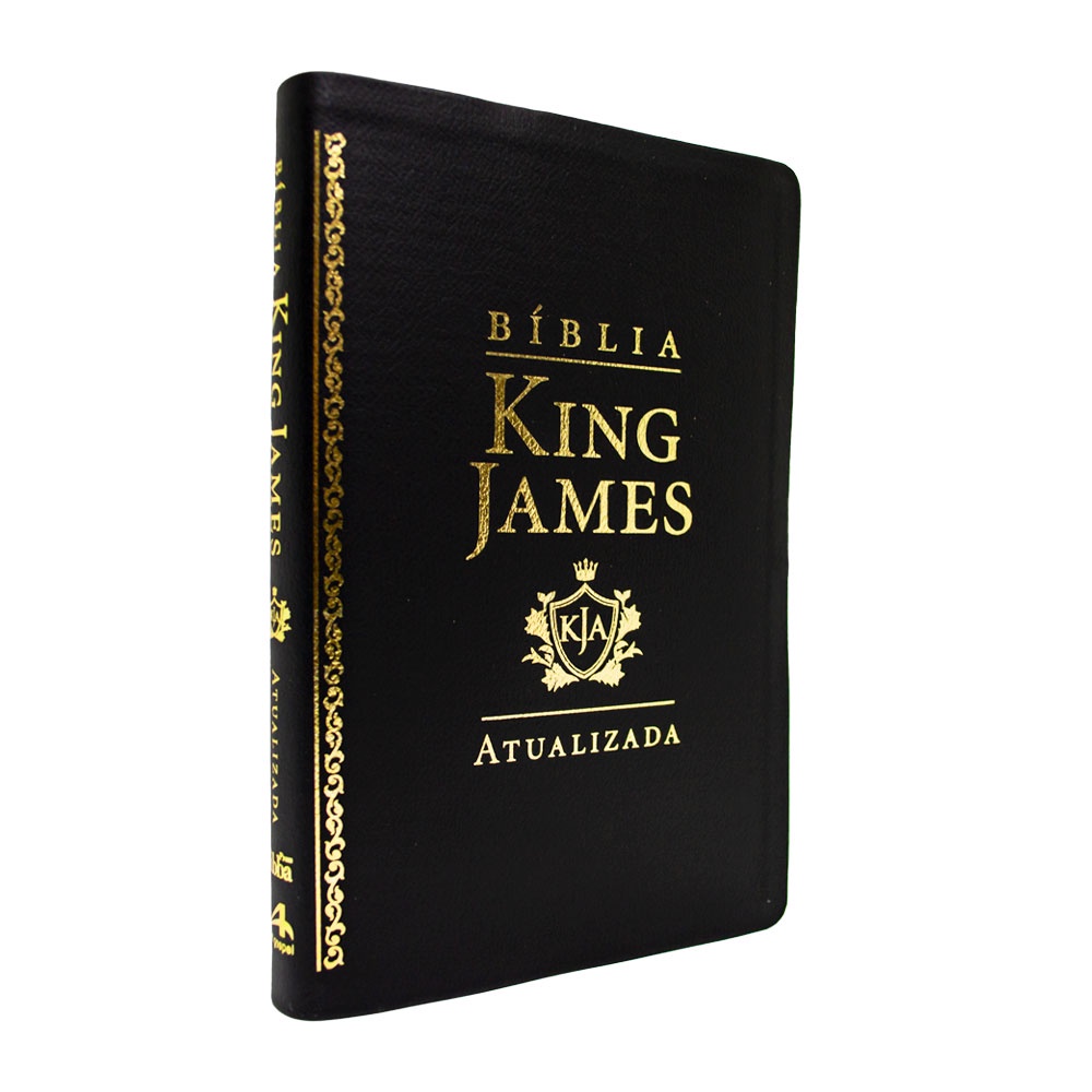 Bíblia King James Atualizada KJA Luxo Preta | Shopee Brasil