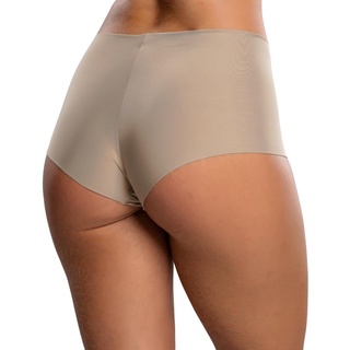 Kit 3 Calcinha Box Corte a Laser Sem Costura de Cintura Alta Lingerie Feminina Confortável