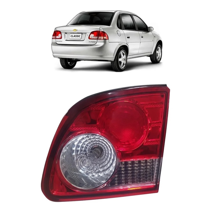 Lanterna Traseira Corsa Classic 2010 2011 2012 2013 2014 Cristal Tampa Lado Esquerdo Motorista