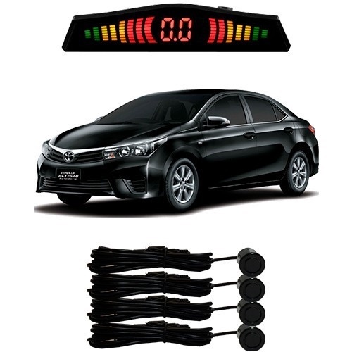 Sensor De Estacionamento Ré Corolla Todos Os Modelos Preto em Oferta na Shopee