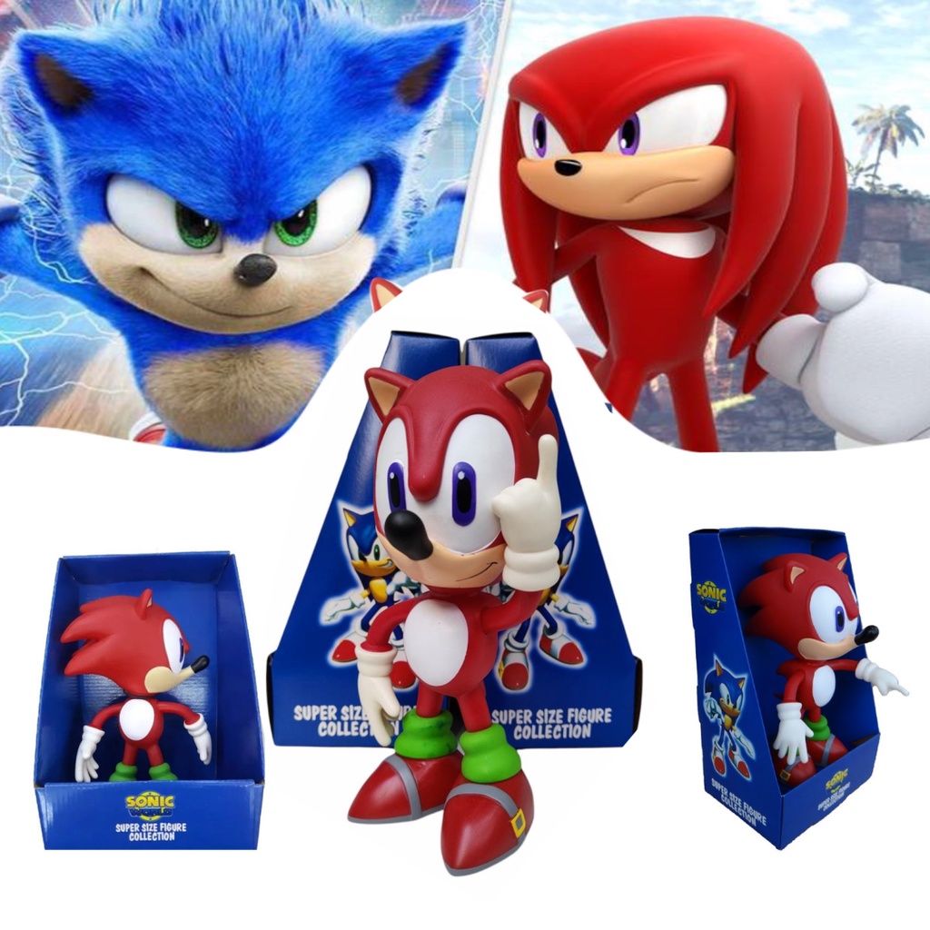 Boneco Sonic Vermelho 28cm aproximados Personagem Exclusivo | Shopee Brasil