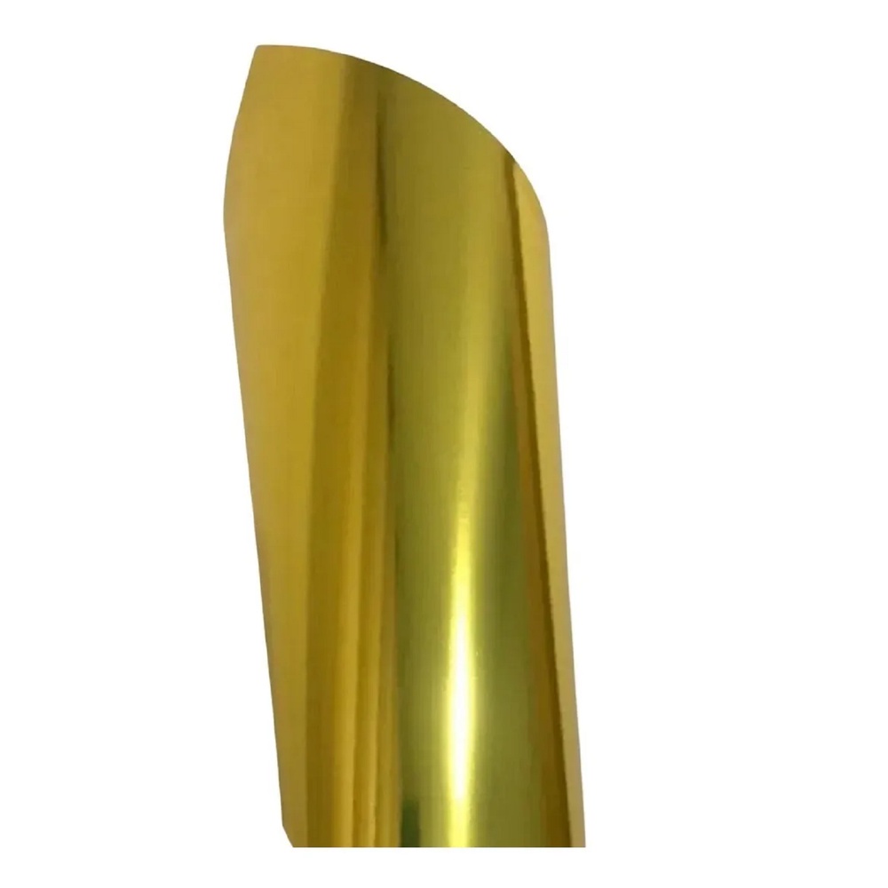 Papel Lamicote 180g A4 Laminado 1 Face 50 folhas Dourado Ouro Premium