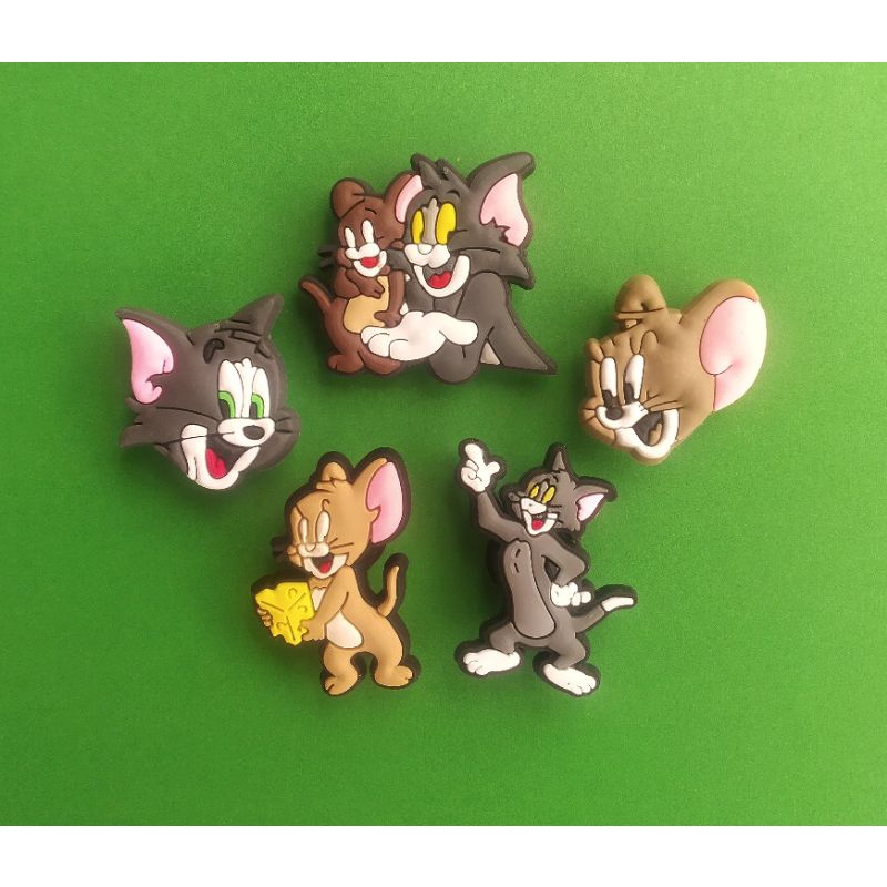 Jibbitz Tom & Jerry kit com 5 para crocs Shopee Brasil