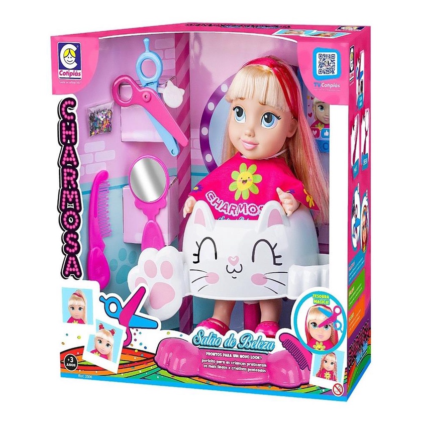 Boneca Charmosa Salao De Beleza em Oferta na Shopee