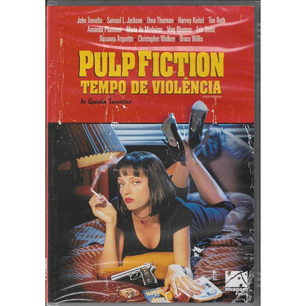 DVD Pulp Fiction: Tempo de Violência ( John Travolta, Samuel L. Jackson ) Novo Lacrado