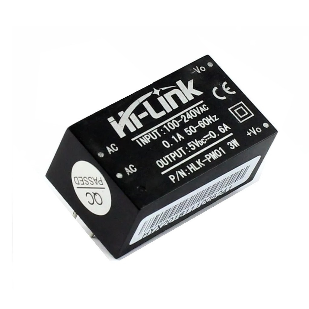 Fonte Hi Link HLK-PM01 5V PARA Modulo de alimentação Compatível Arduino ESP32 ESP8266