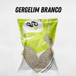 Gergelim Branco Despeliculado 250g - Embalado A Vácuo - P&p Fit