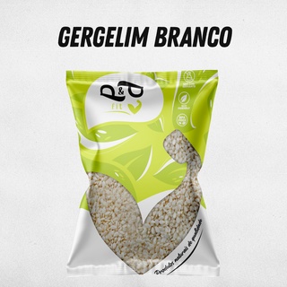 Gergelim Branco Despeliculado 500g - Embalado A Vácuo - P&p Fit