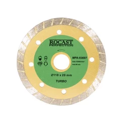 Disco Diamantado Turbo Corte Seco Uso Geral 110 X 20mm 34,0001 ROCAST