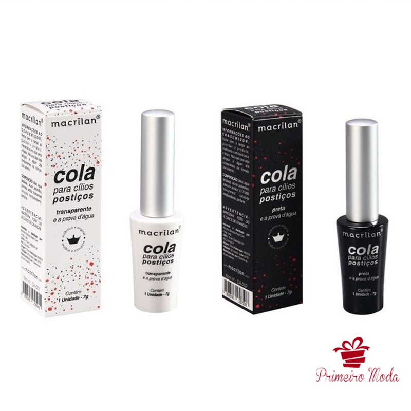 Cola Para Cílios Postiços á Prova D' Água - Macrilan em Oferta na Shopee